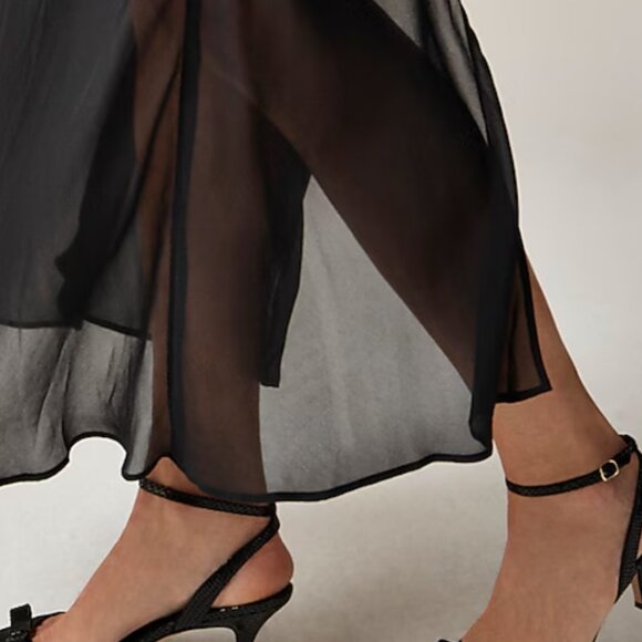 NWOT J.Crew New Gwyneth skirt in chiffon - Picture 2 of 6